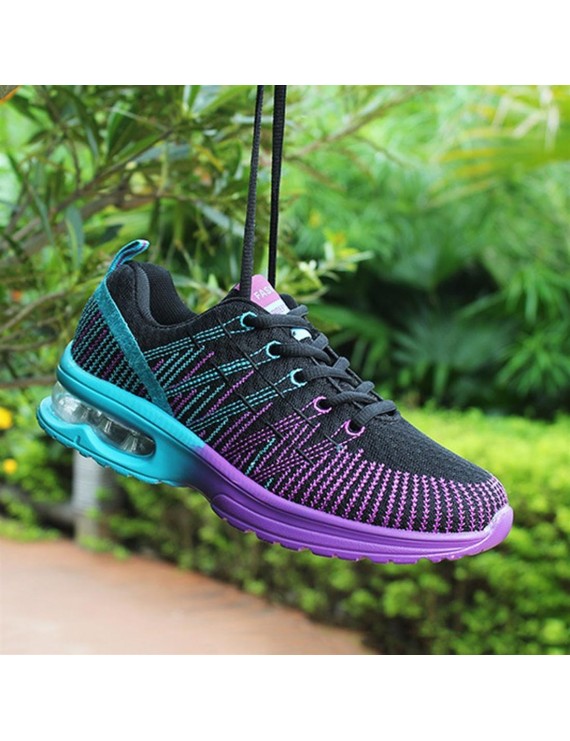 Sport Running Shoes Woman Breathable Comfortable Lace Up Outdoor Sneakers