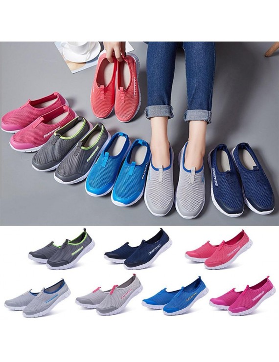 Casual Couple Lover Shoes Lightweight Slip-on Loafers Flat Sole Running Shoes