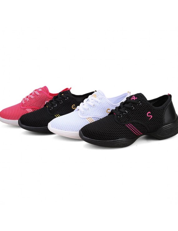 Female Dance Sneakers Soft Mesh Shoes Woman Jazz Ballroom Practicing Shoes