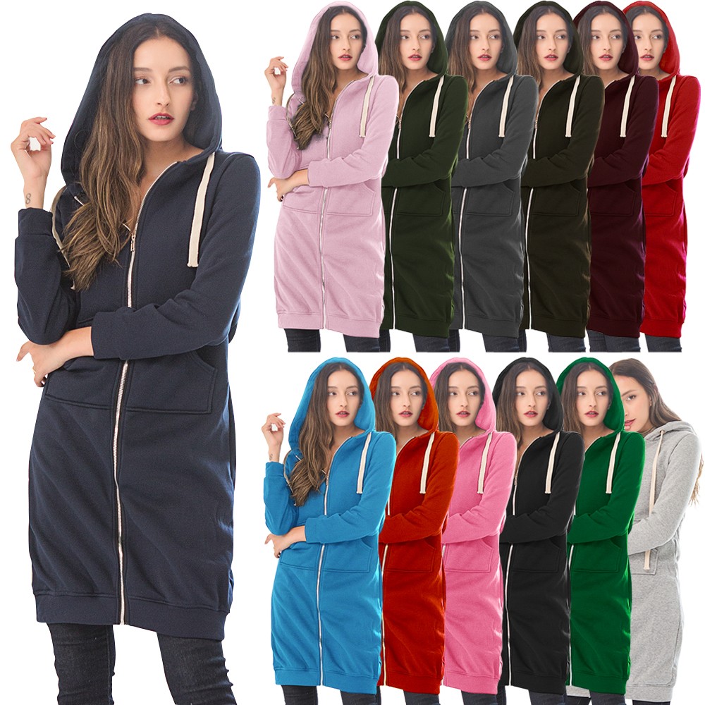 Women Plus Size Warm Hoodie Casual Loose Sweatshirt Coat Velvet Fashion Outwear